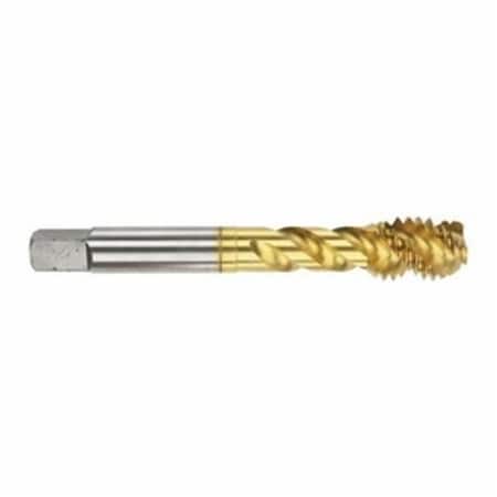 Spiral Flute Tap, Oversized, Series 2091G, Metric, M20x25, SemiBottoming Chamfer, 4 Flutes, HSS,